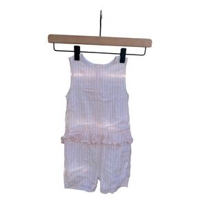 Edgehill Collection SOFT‎ striped one piece pant romper. 2T
